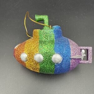 December Diamonds 2004 Rainbow Submarine Ornament #5590066 RARE Beatles Love